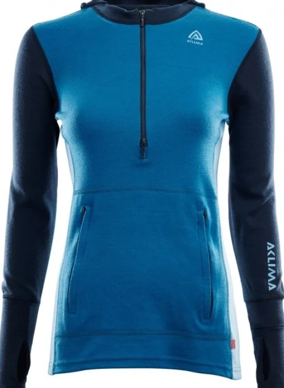 Aclima Warmwool Hood Sweater Women with Zip