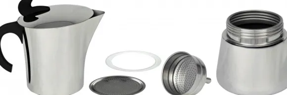 Basic Nature Espressomaker Edelstahl