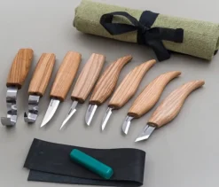 BeaverCraft Schnitzmesser 8er Set mit Etui
