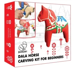 BeaverCraft Schnitzset Dala Horse