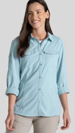 Craghoppers NosiLife Womens Adventure III Long Sleeved Shirt