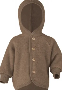 Engel Baby Jacke mit Kapuze Wollfleece