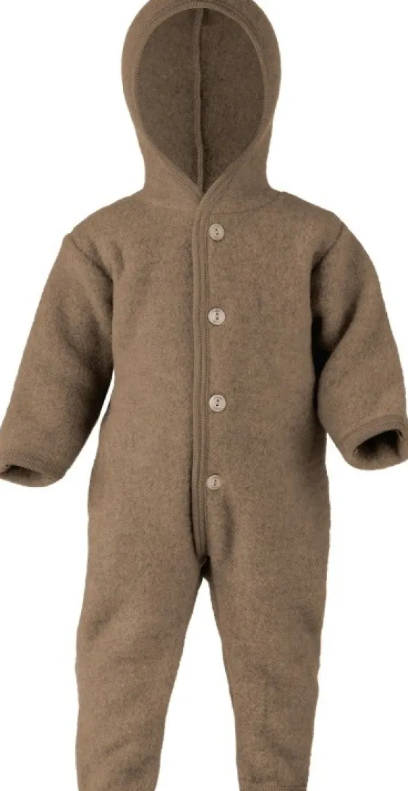 Engel Baby Overall mit Kapuze Wollfleece