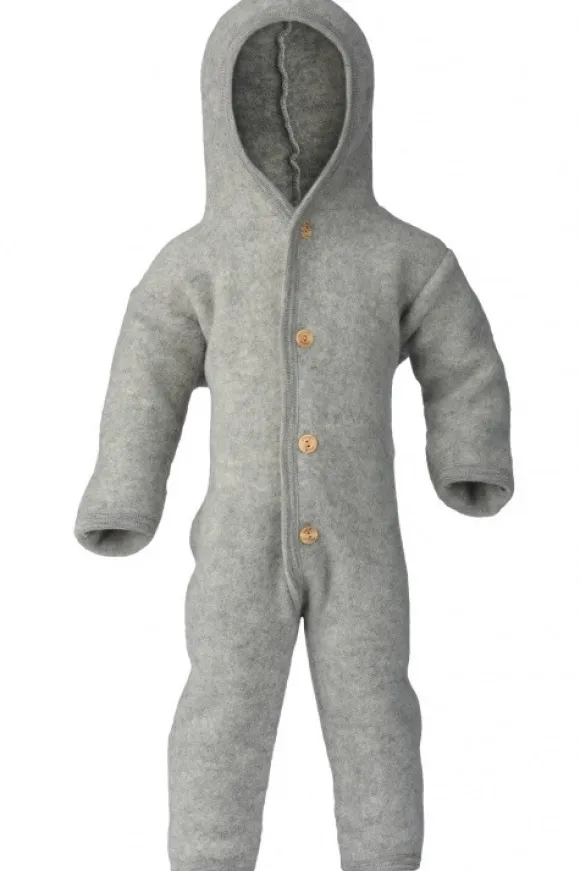 Engel Baby Overall mit Kapuze Wollfleece