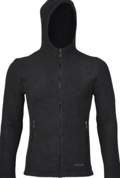 Engel Jacke mit Kapuze Merino Wollfleece