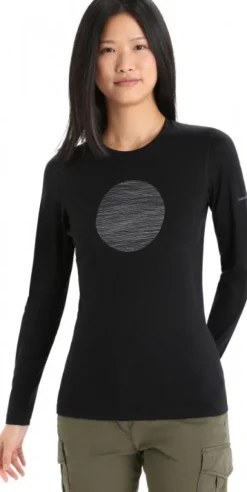 Icebreaker 200 Oasis LS Crewe Women Ski Circle