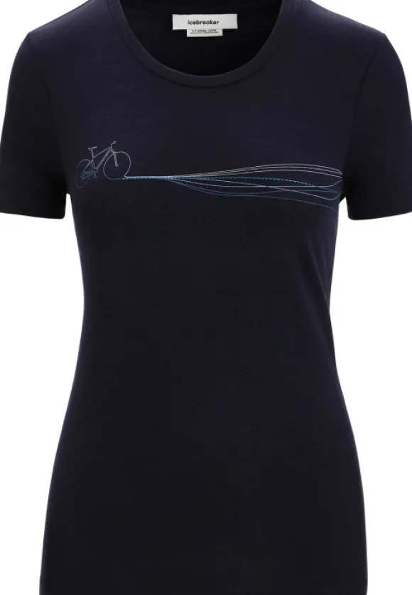 Icebreaker Tech Lite II SS Tee Cadence Paths Women