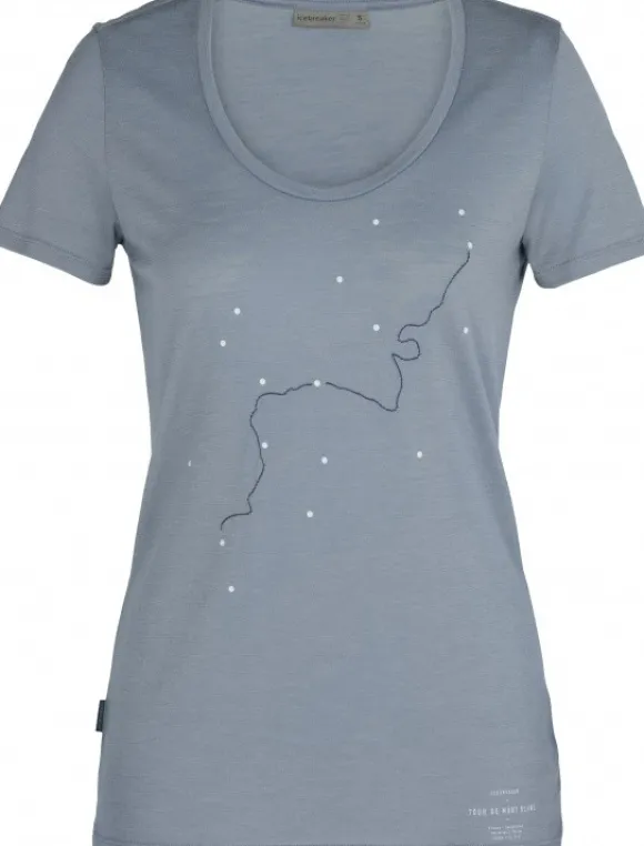 Icebreaker Tech Lite SS Scoop Tour Mont Blanc Women