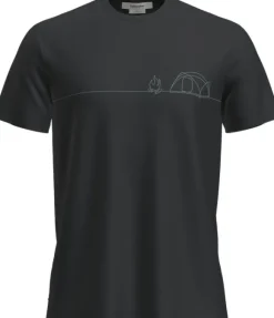 Icebreaker Tech Lite SS Tee Single Line Camp