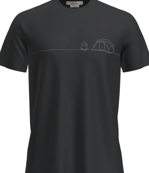 Icebreaker Tech Lite SS Tee Single Line Camp