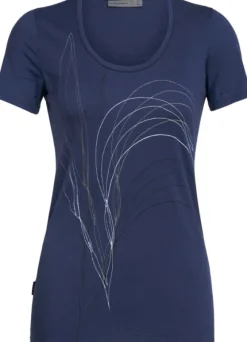 Icebreaker Women Tech Lite SS Scoop Flora and Fauna