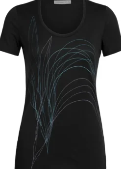Icebreaker Women Tech Lite SS Scoop Flora and Fauna