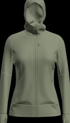 Icebreaker Womens Quantum IV LS Zip Hoodie