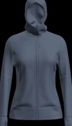 Icebreaker Womens Quantum IV LS Zip Hoodie