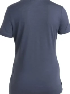Icebreaker Womens Tech Lite III SS Scoop Tee Through Woods