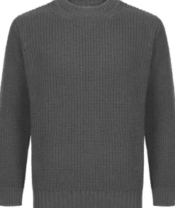 IrelandsEye Crosshaven Ribbed Crew Neck Sweater Men