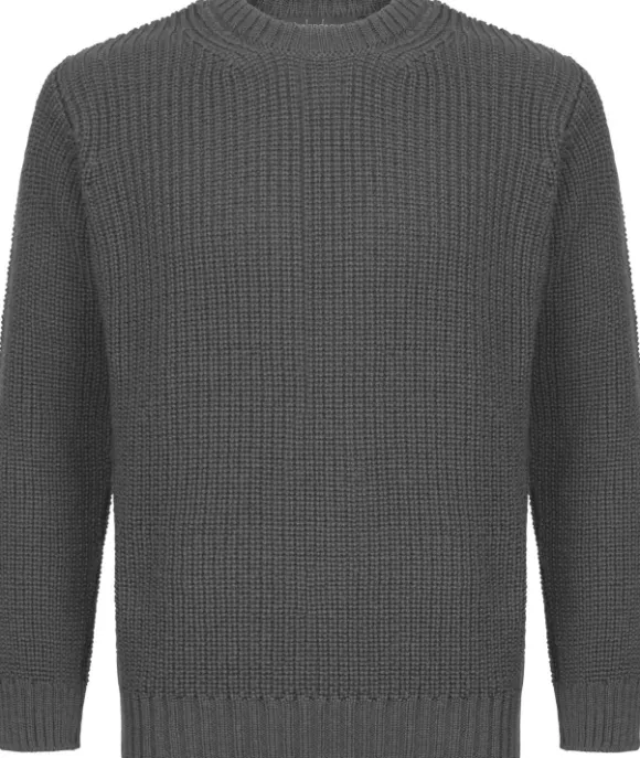 IrelandsEye Crosshaven Ribbed Crew Neck Sweater Men