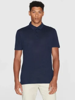 KnowledgeCotton Apparel Linen Polo