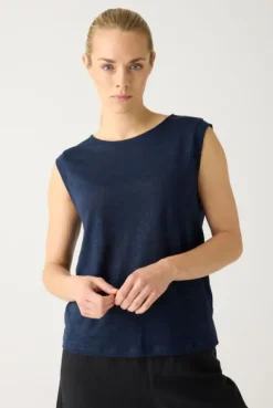 KnowledgeCotton Apparel Linen Tank Top Women