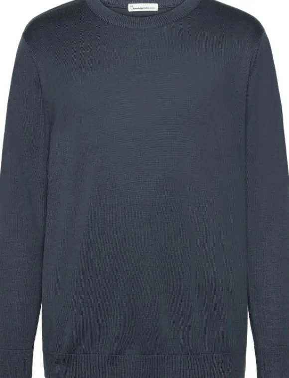 KnowledgeCotton Apparel Merino Knit Crew