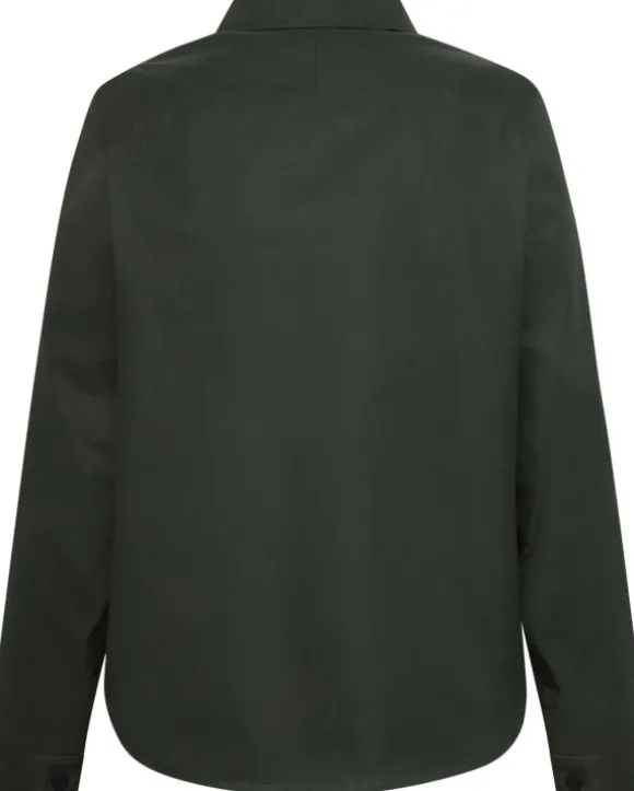 KnowledgeCotton Apparel Vent Canvas Overshirt Women