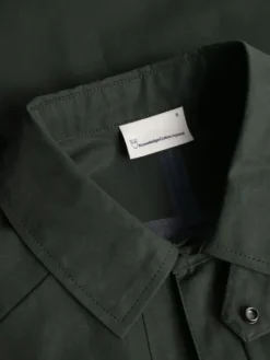 KnowledgeCotton Apparel Vent Canvas Overshirt Women