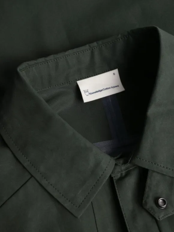 KnowledgeCotton Apparel Vent Canvas Overshirt Women