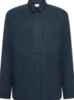 KnowledgeCotton Apparel Vent Canvas Overshirt