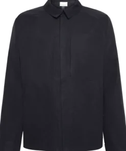 KnowledgeCotton Apparel Vent Canvas Overshirt