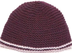 Leuchtfeuer Strickm&uuml;tze Alpaka mit 2 Streifen