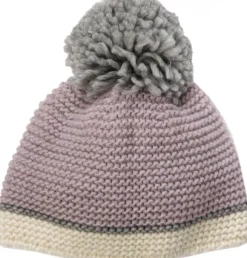 Leuchtfeuer Strickmütze Alpaka mit Bommel
