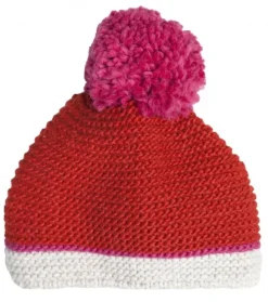 Leuchtfeuer Strickm&uuml;tze Alpaka mit Bommel