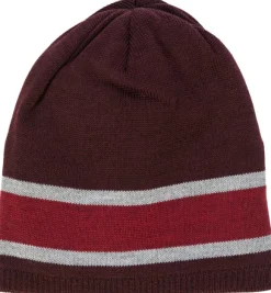 Leuchtfeuer Strickm&uuml;tze Merino Blockstreifen