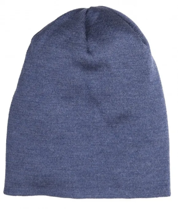 Leuchtfeuer Strickmütze Merino Uni Lang