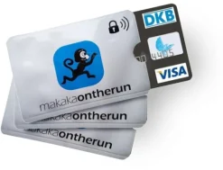 MakakaOnTheRun RFID Kartenschutzh&uuml;lle 3er-Pack