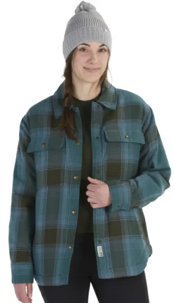 Marmot Womens Ridgefield Sherpa Flannel Jacket