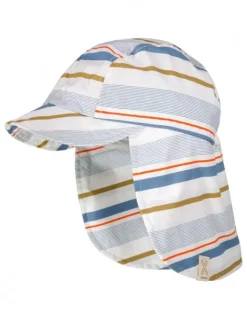 maximo Kids Schildm&uuml;tze mit Nackenschutz Organic Cotton