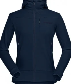 Norrona Falketind Warmwool2 Stretch Zip Hood Women