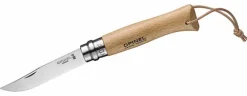 Opinel Messer mit Lederriemen