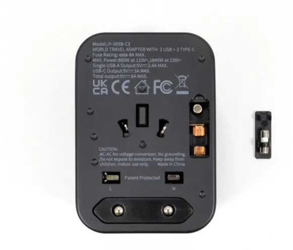 Origin Outdoors Universal Steckeradapter Weltenbummler