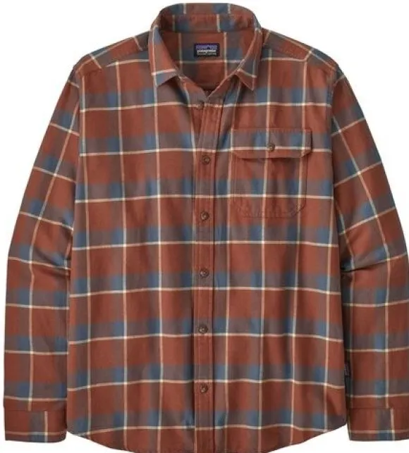 Patagonia Mens LS Cotton in Conversion LW Fjord Flannel Shirt