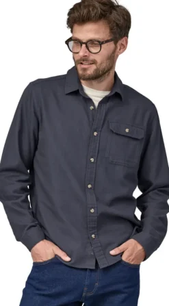 Patagonia Mens LS Cotton in Conversion LW Fjord Flannel Shirt