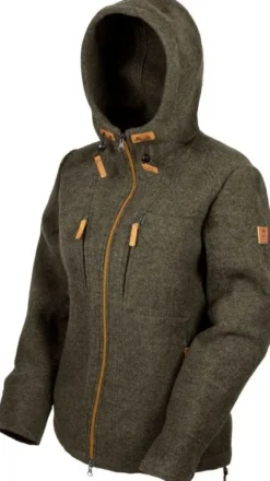 Steinkauz Lodenfleecejacke Kapuzenwally