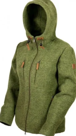 Steinkauz Lodenfleecejacke Kapuzenwally