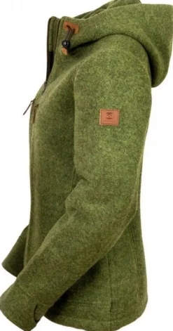 Steinkauz Lodenfleecejacke Kapuzenwally