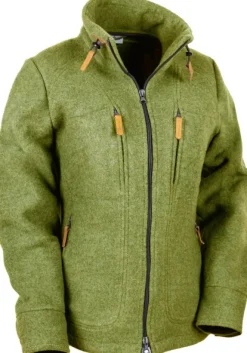 Steinkauz Lodenfleecejacke Kragenwally