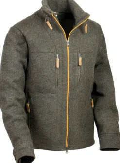 Steinkauz Lodenfleecejacke Kragenhuber