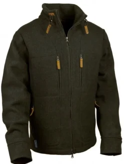 Steinkauz Lodenfleecejacke Kragenhuber