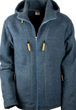 Steinkauz Lodenfleecejacke Kapuzenhuber