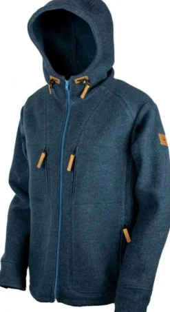 Steinkauz Lodenfleecejacke Kapuzenhuber